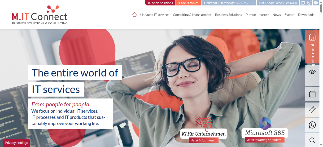 M-IT website